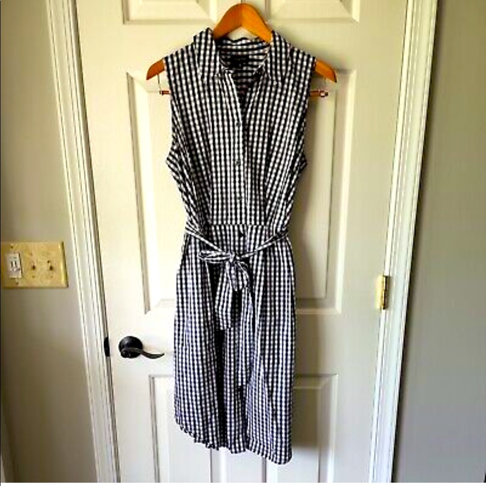FINAL SALE: Gingham print dress
